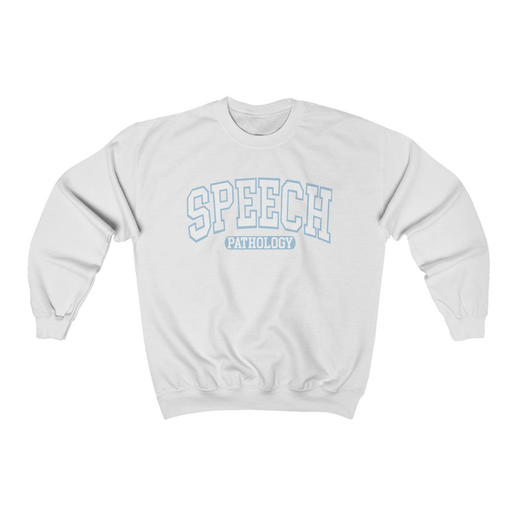 Speech Pathology Blue Crewneck