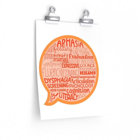 Scope of Practice Speech Bubble Poster