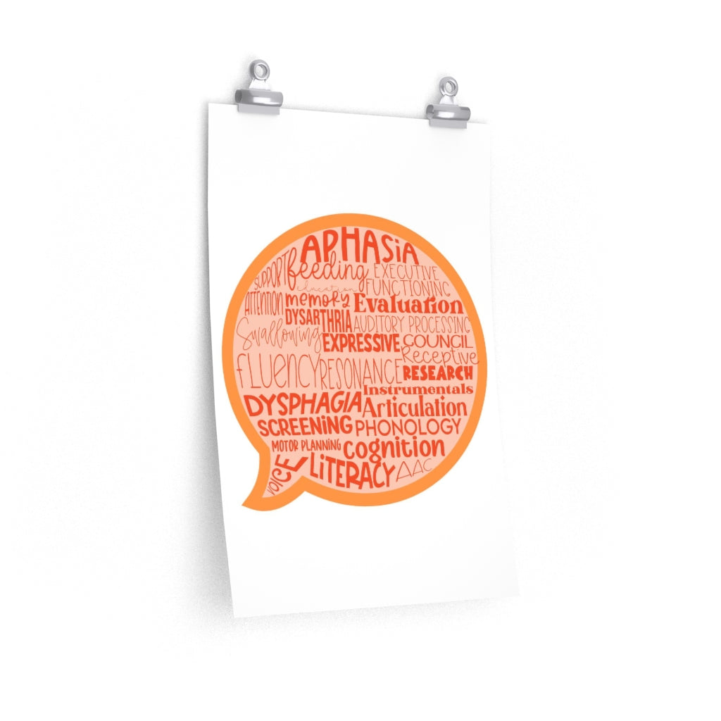 Scope of Practice Speech Bubble Poster