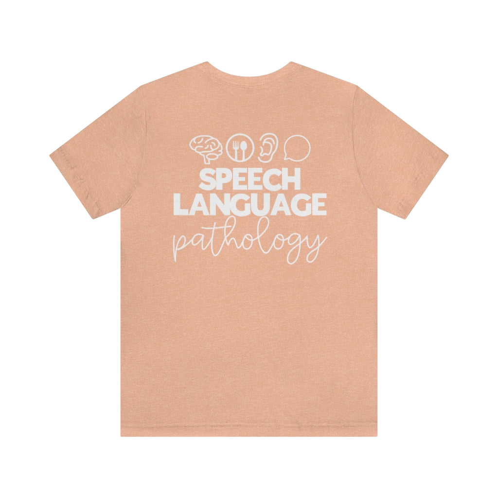 Speech Language Pathology Icon Tee