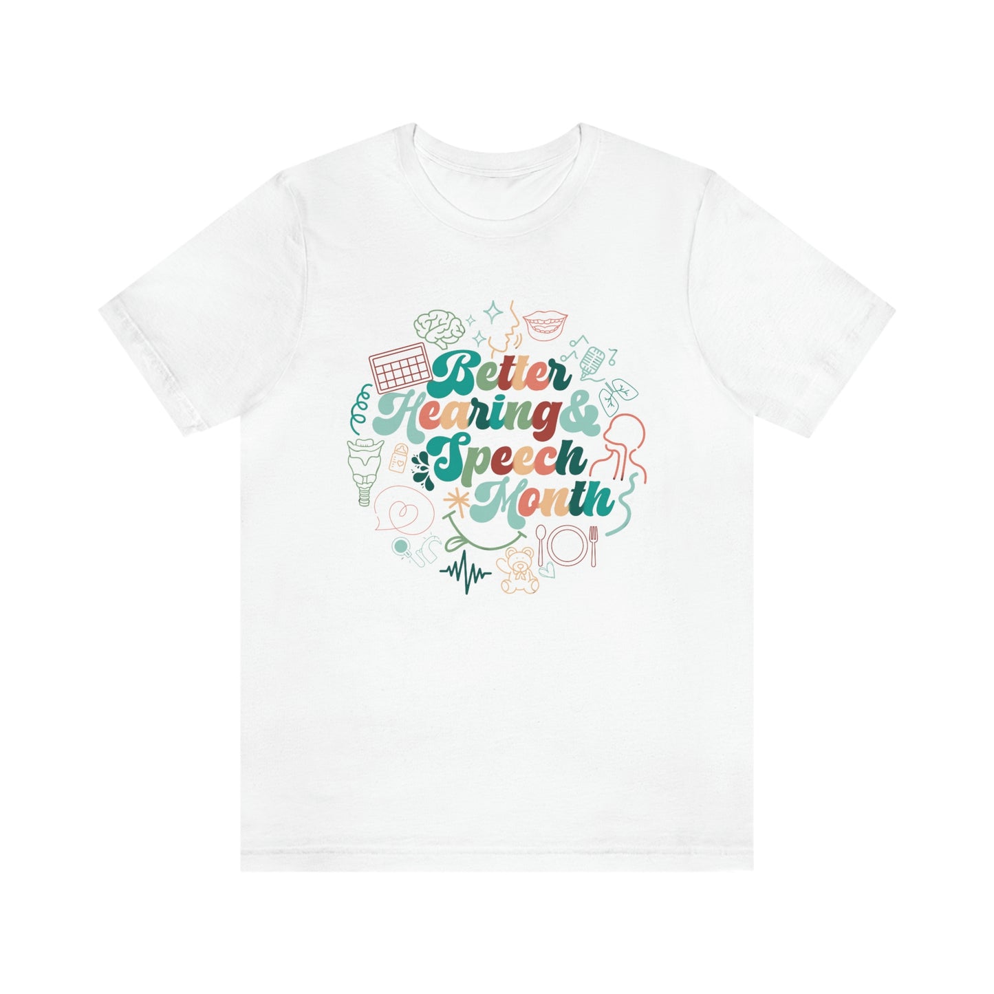 Better Hearing and Speech Month Circle Tee