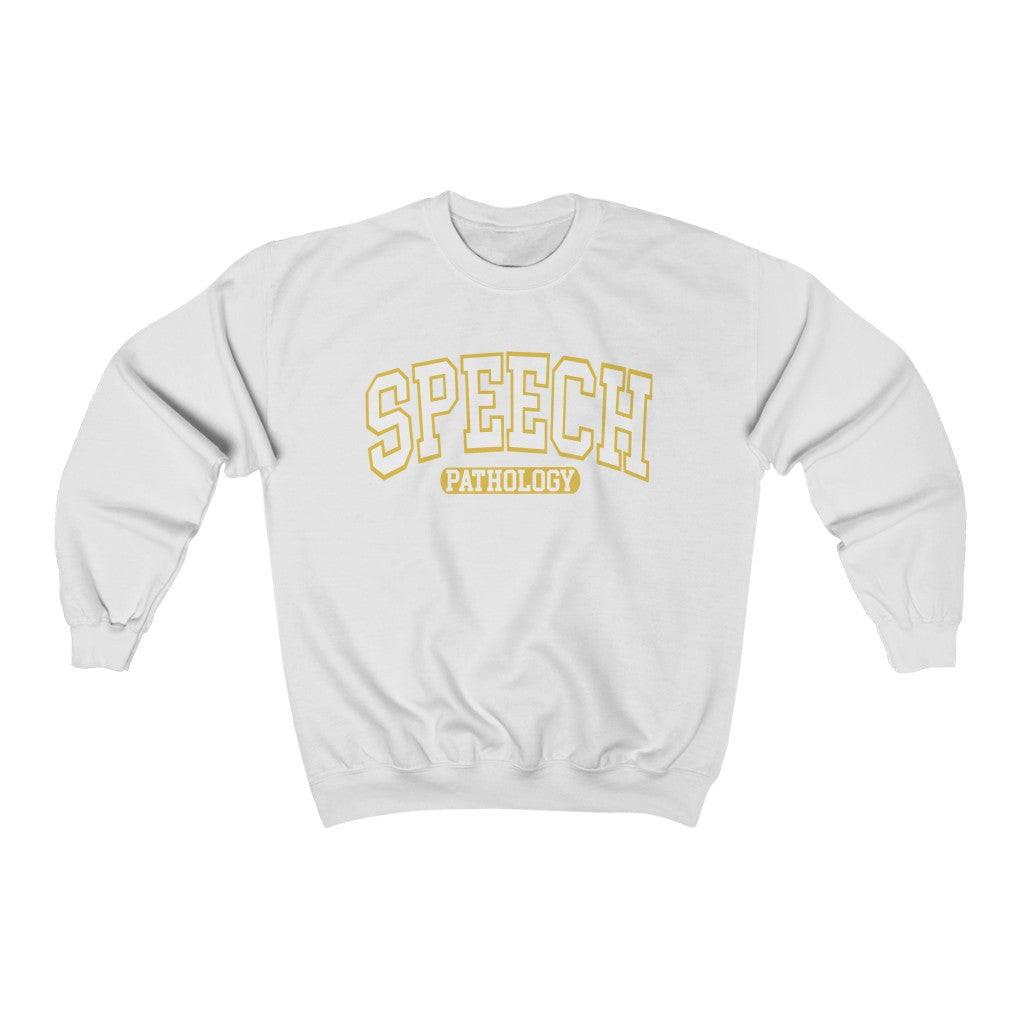 Speech Pathology Gold Crewneck