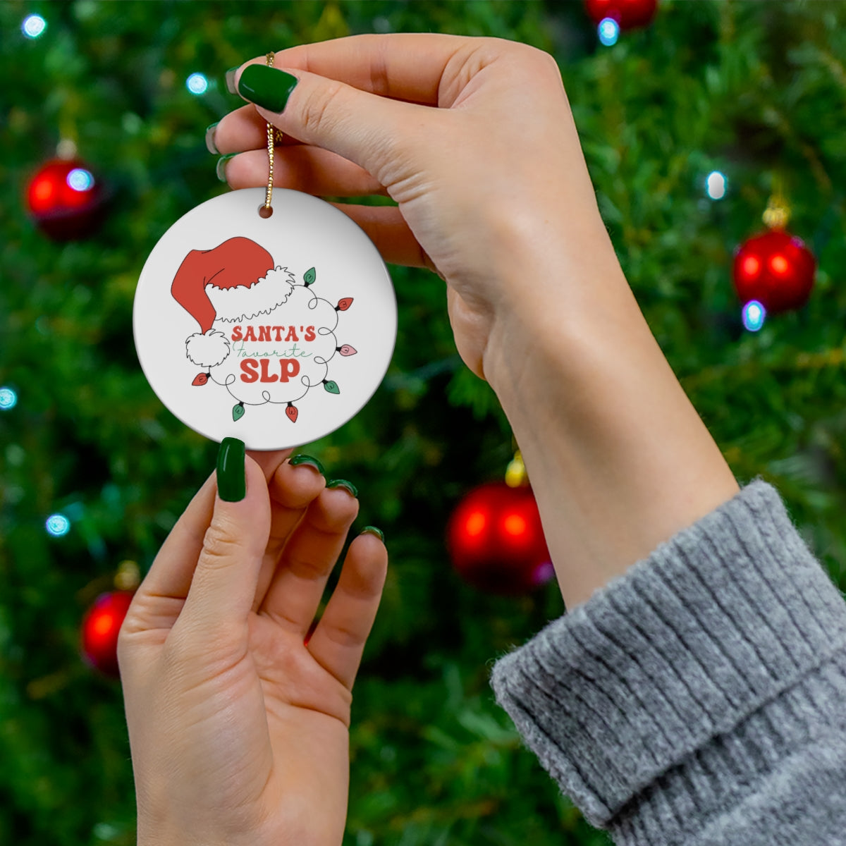 Santa's Favorite SLP Ornament