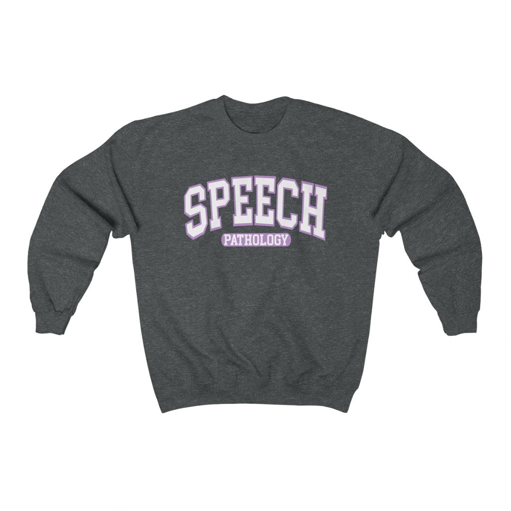 Speech Pathology Purple Crewneck