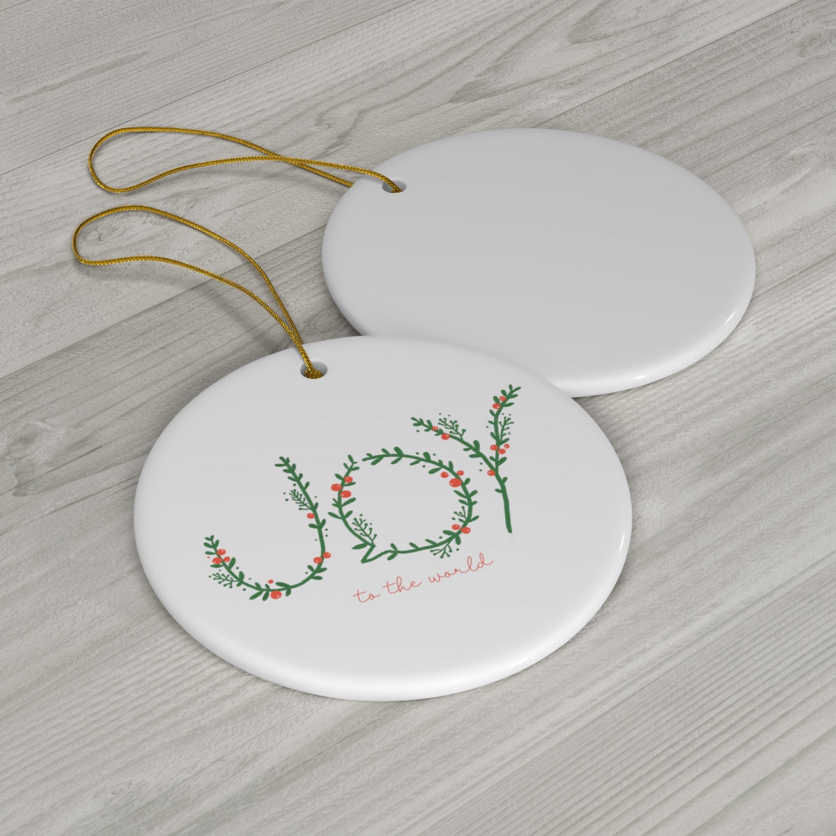 Joy to the World Ornament