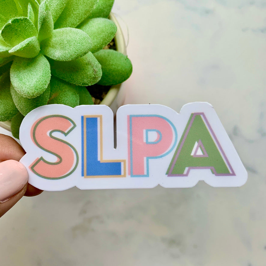 SLPA Outline Sticker