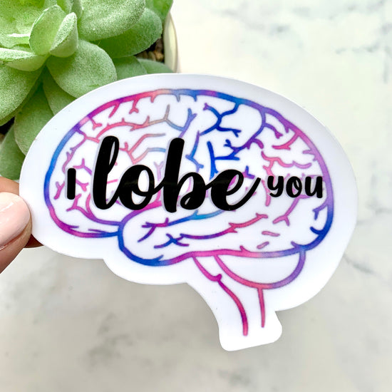 I Lobe You Sticker