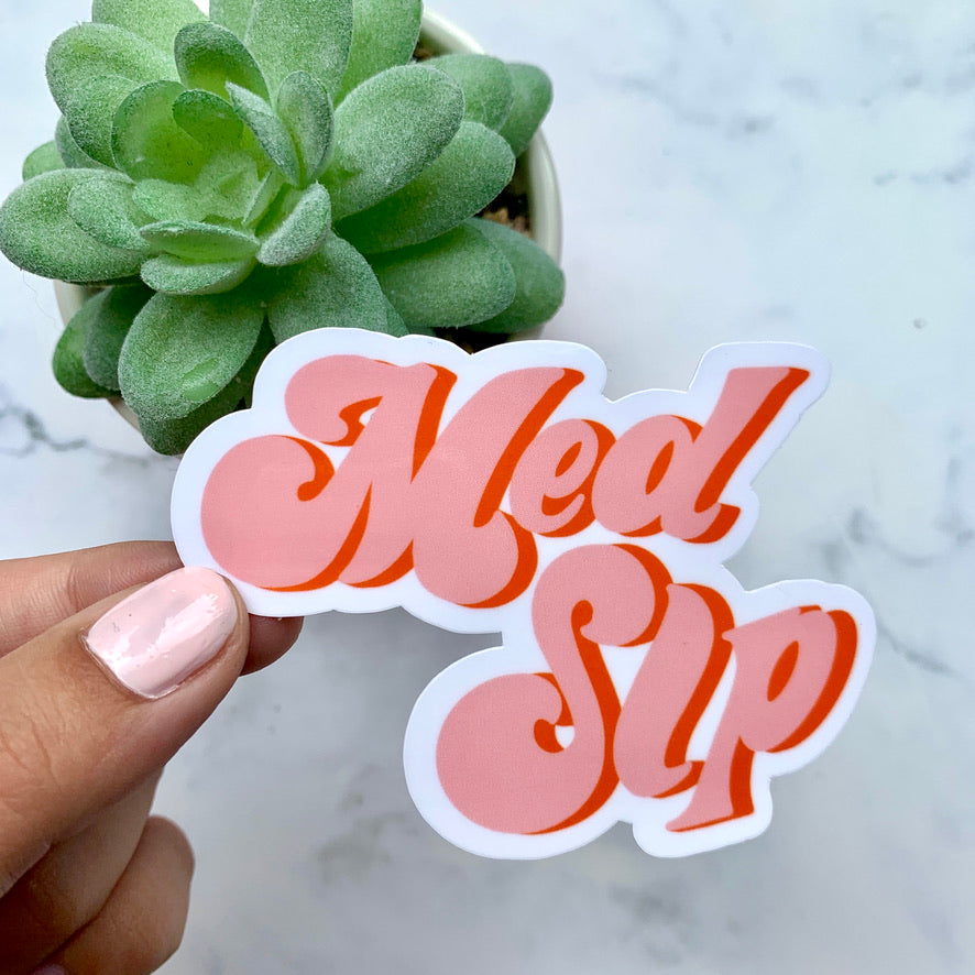 Med SLP Sticker