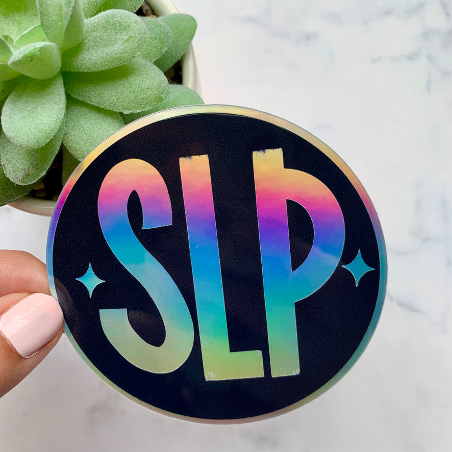 SLP Holographic Circle Sticker