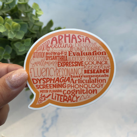 Scope of Practice Speech Bubble Sticker