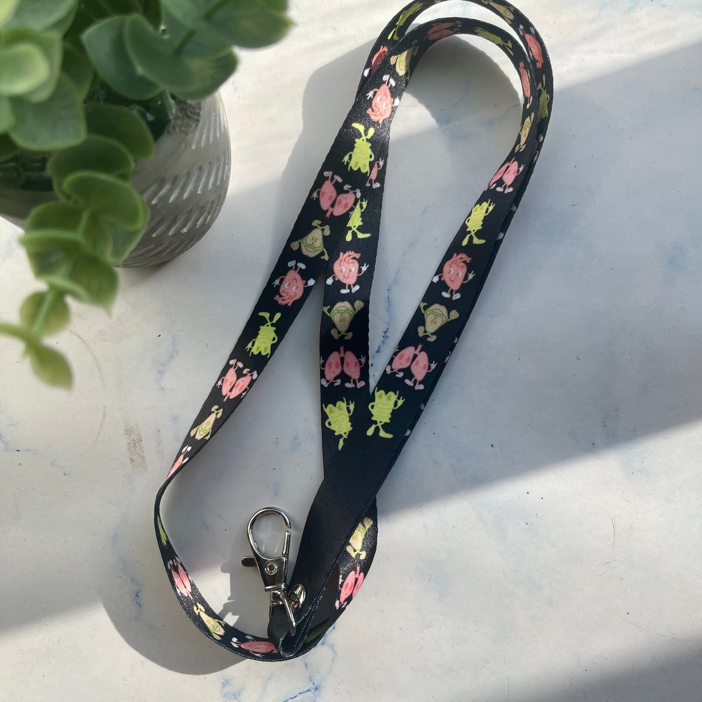 Anatomy Characters Lanyard