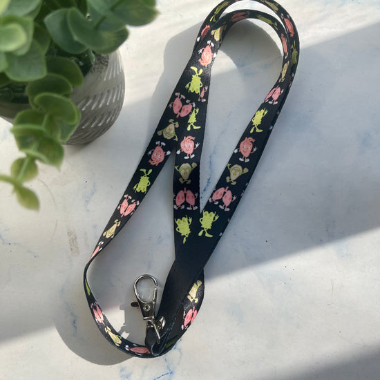 Anatomy Characters Lanyard