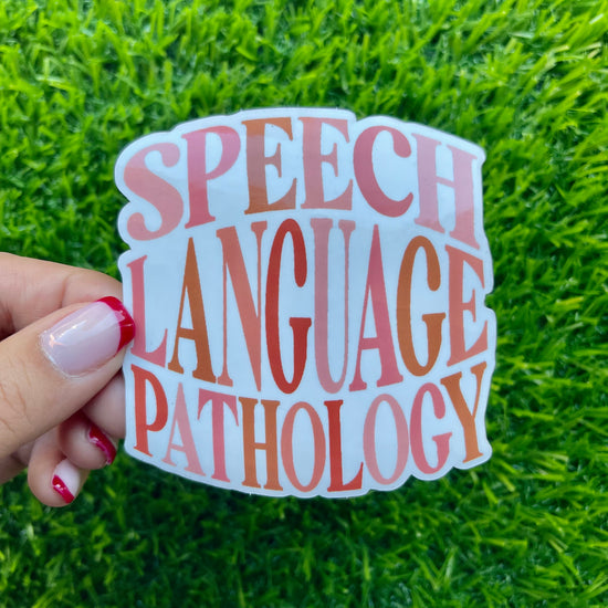 Speech Language Pathology Sticker