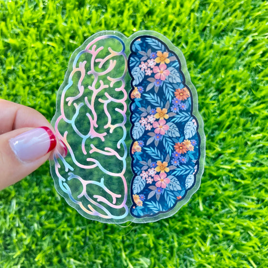 Brain Clear Sticker Sticker