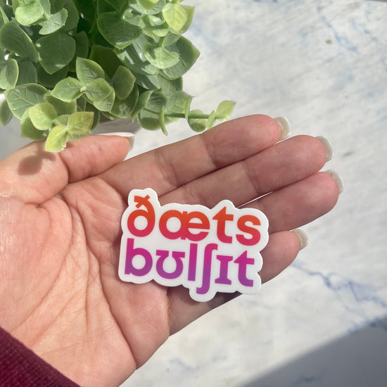 That's Bullshit IPA MINI Sticker