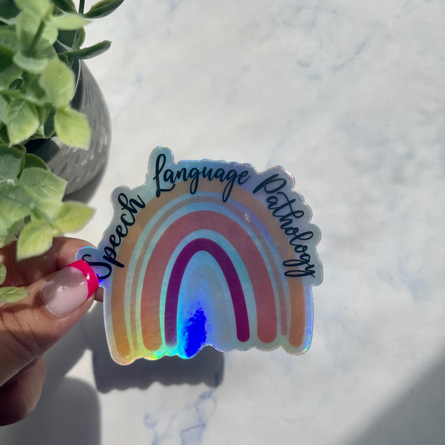 Rainbow Holographic Sticker