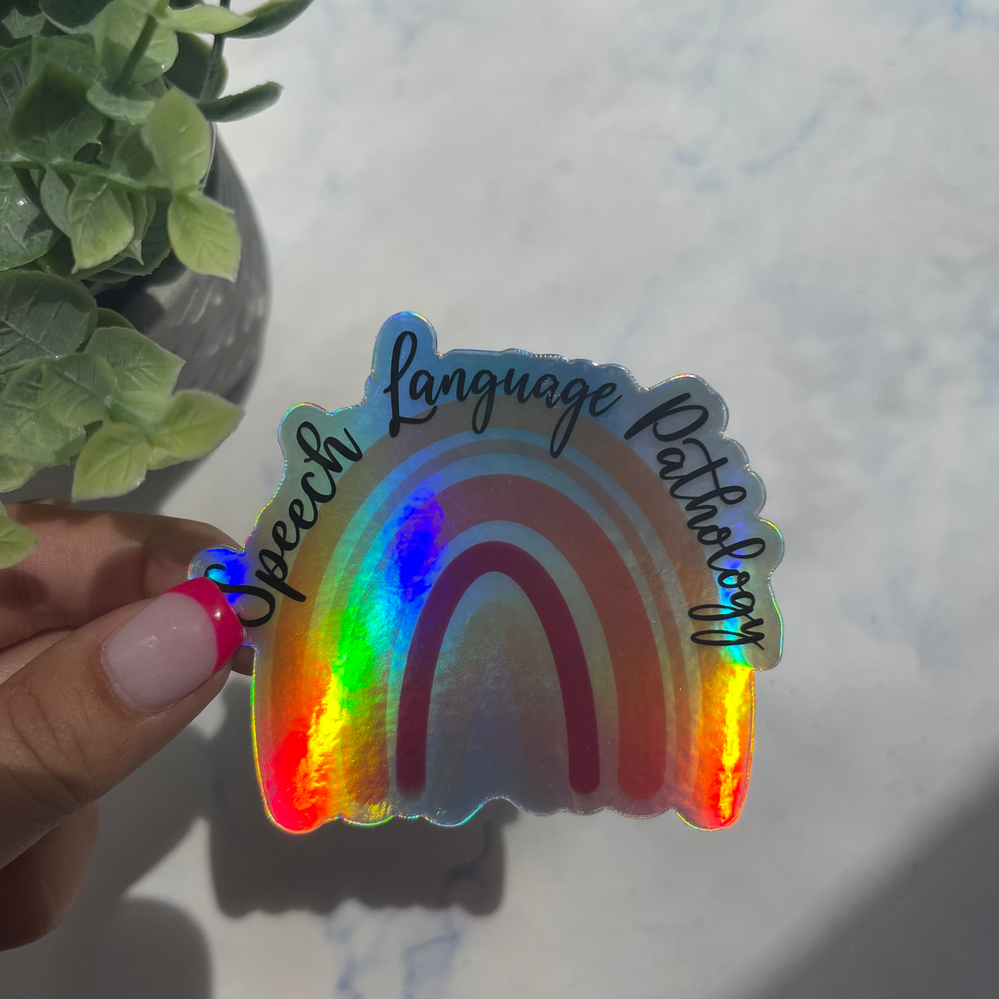 Rainbow Holographic Sticker