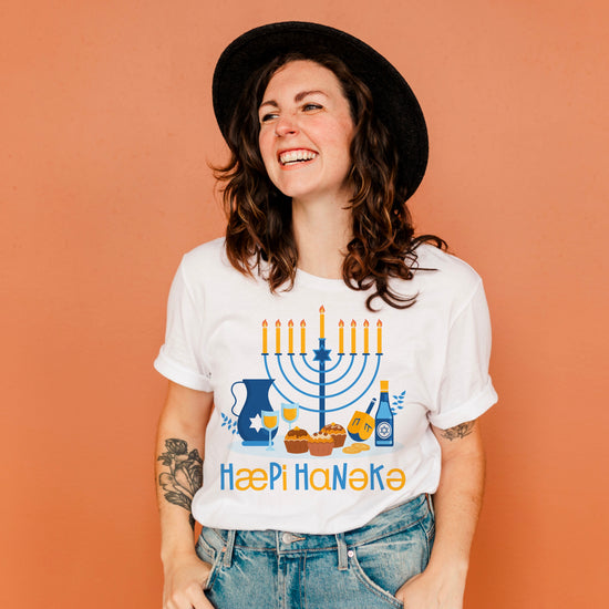 Happy Hanukkah (IPA) Tee