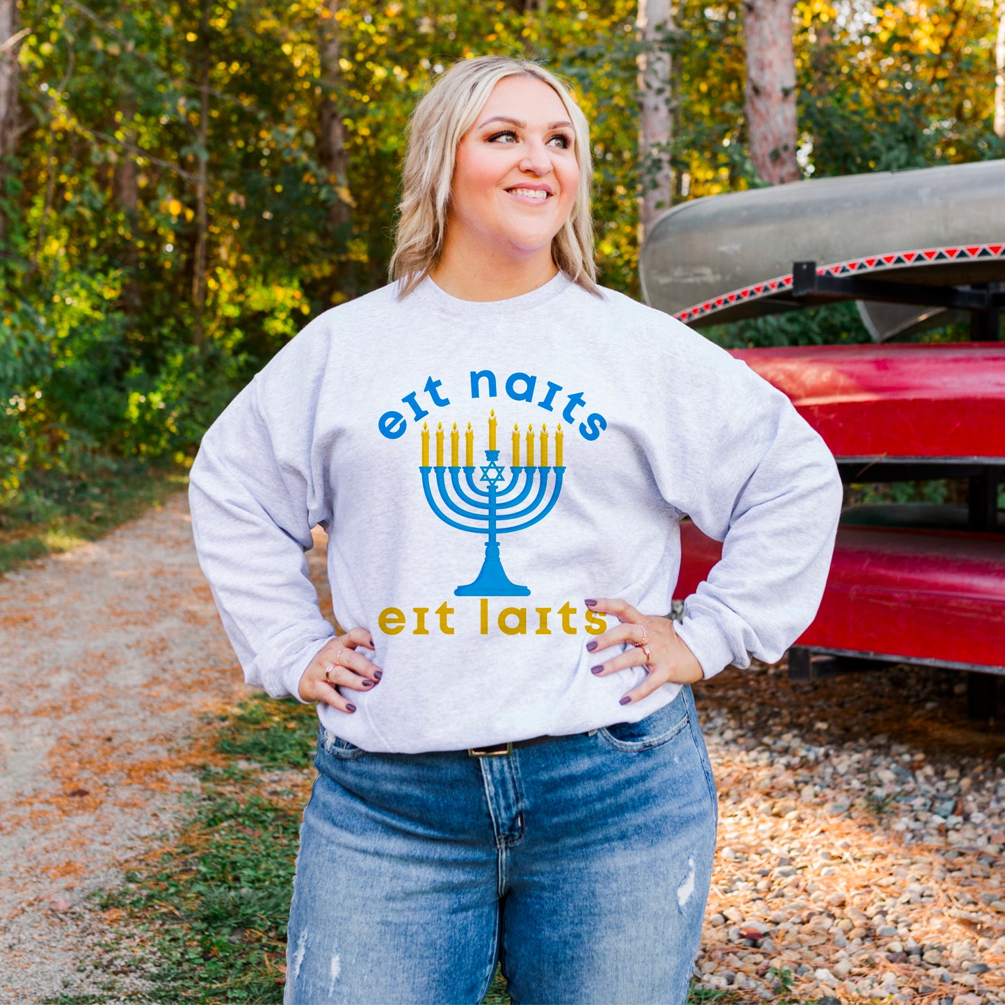 Eight Nights Eight Lights (IPA) Crewneck