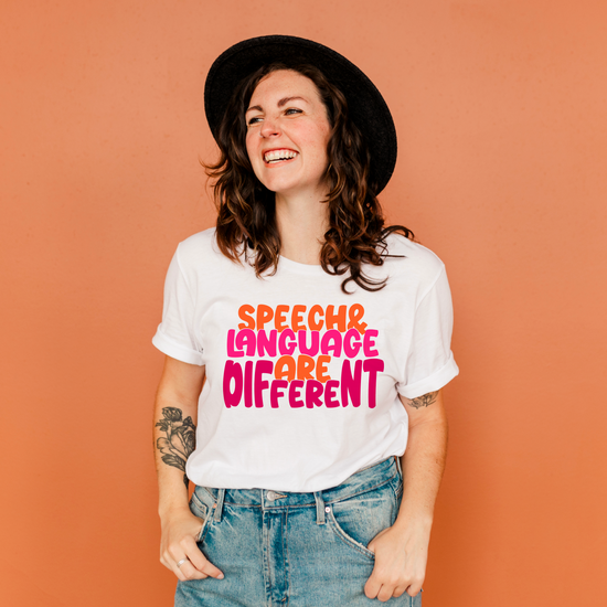 Speech and Language Are Different Tee