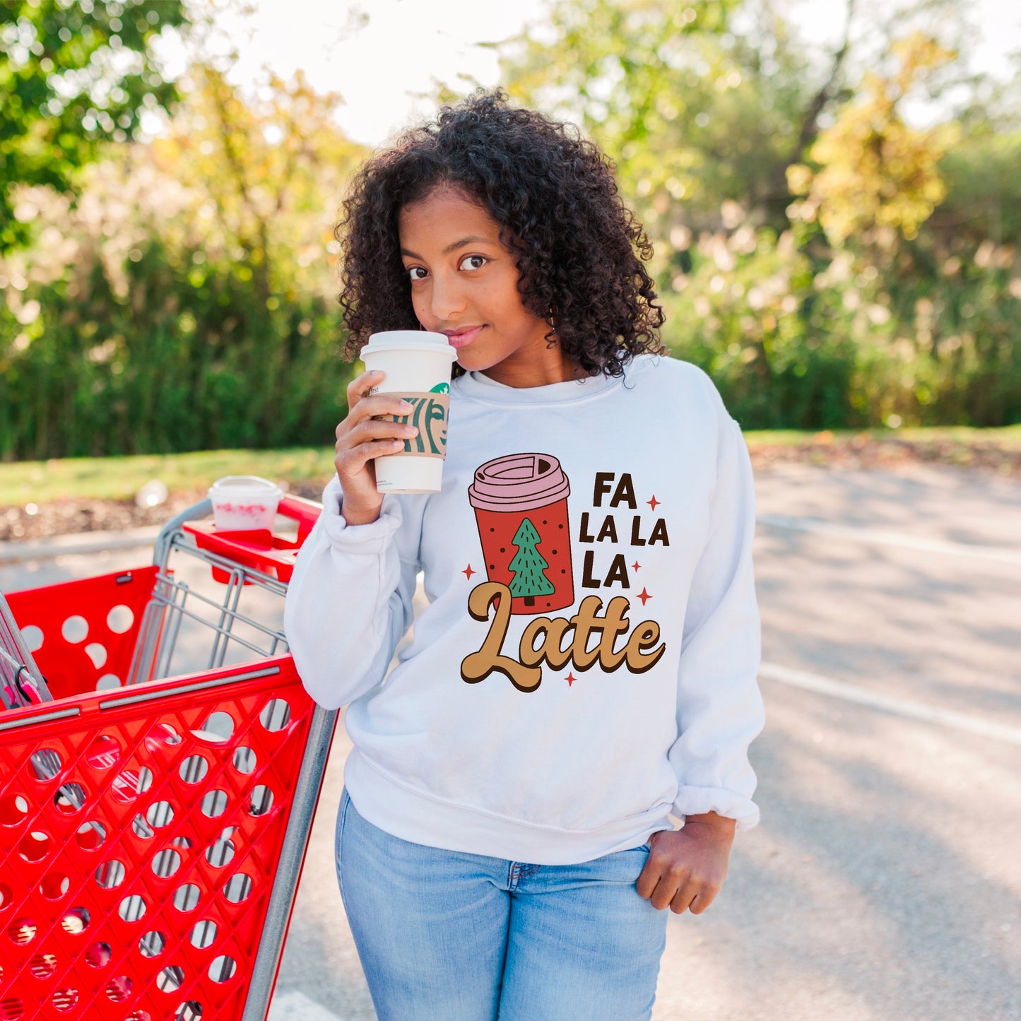 Fa La La La Latte Crewneck