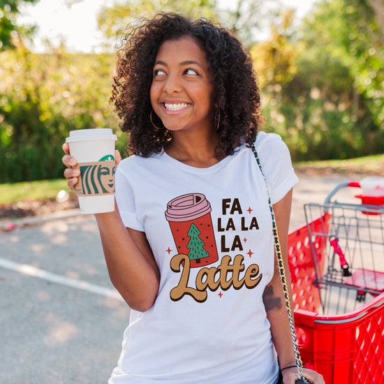 Fa La La La Latte Tee