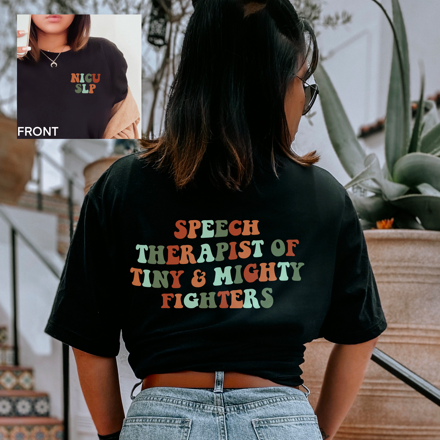 Speech Therapist of Tiny and Mighty Fighters Tee