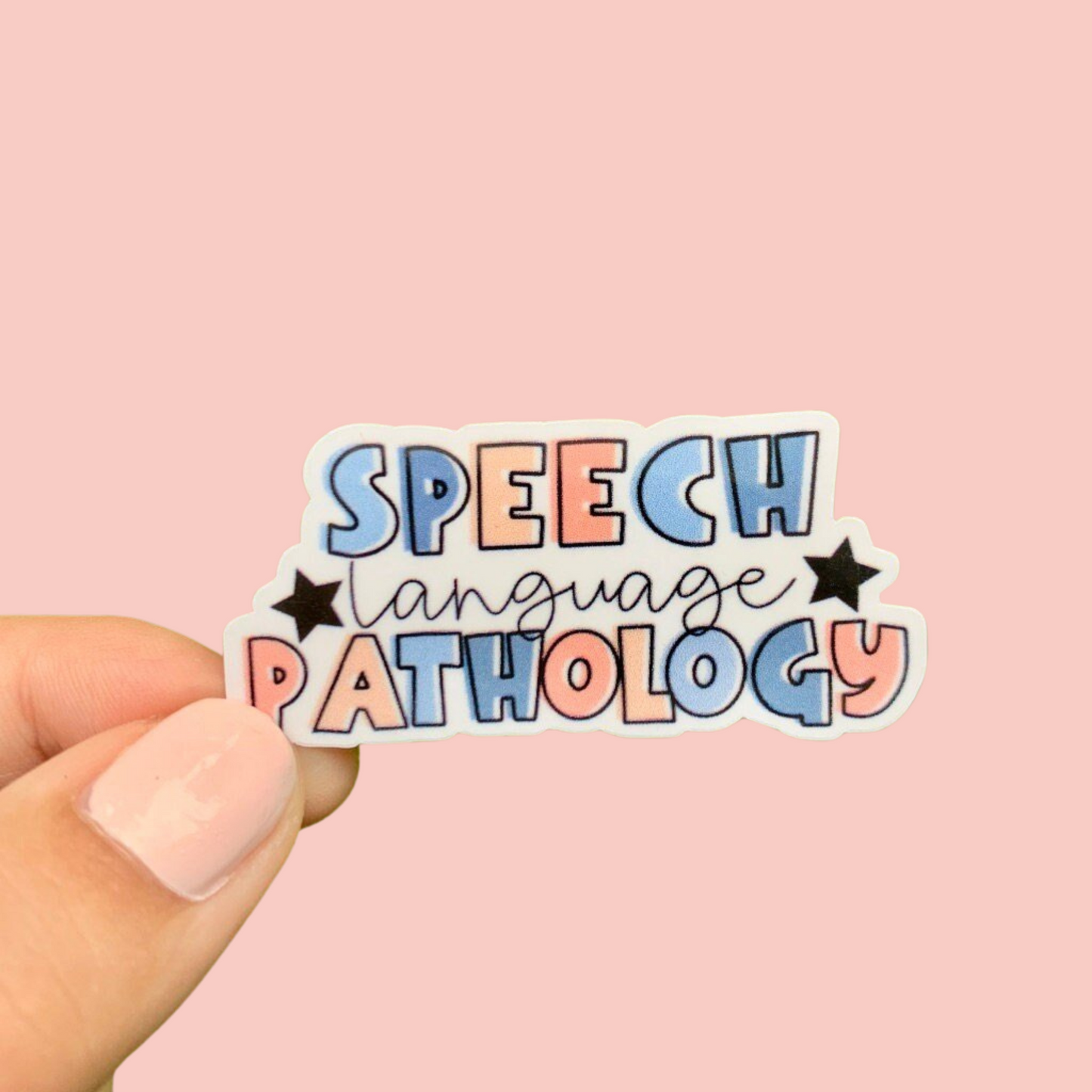 Speech Path Mini Sticker