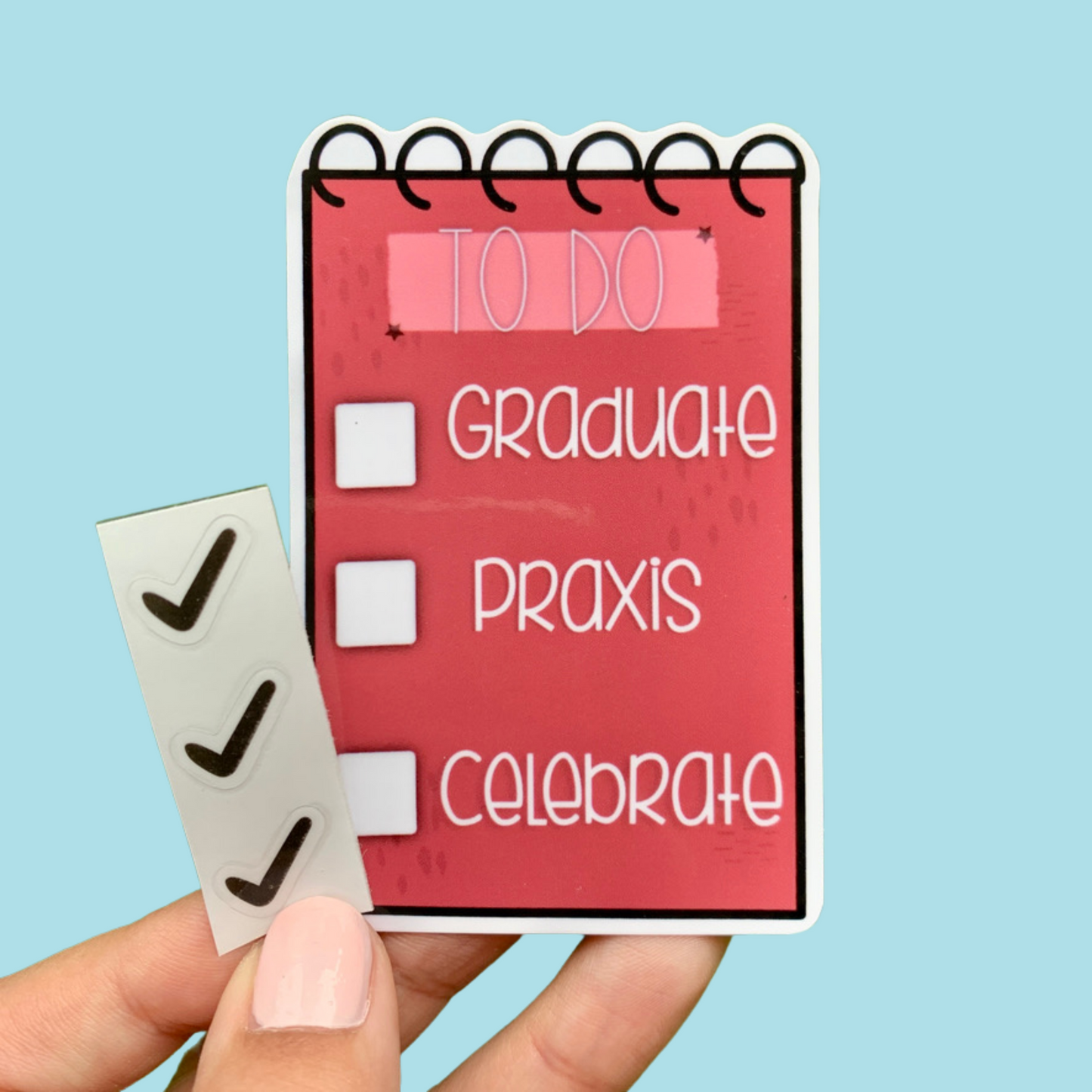 Grad School Checklist Sticker