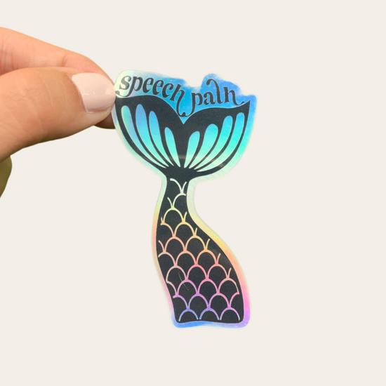 Mermaid Tail Holographic Sticker