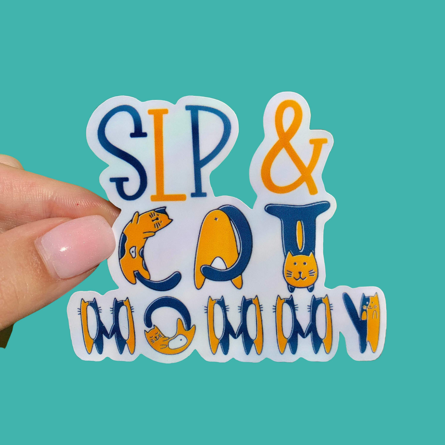 SLP and Cat Mom Sticker