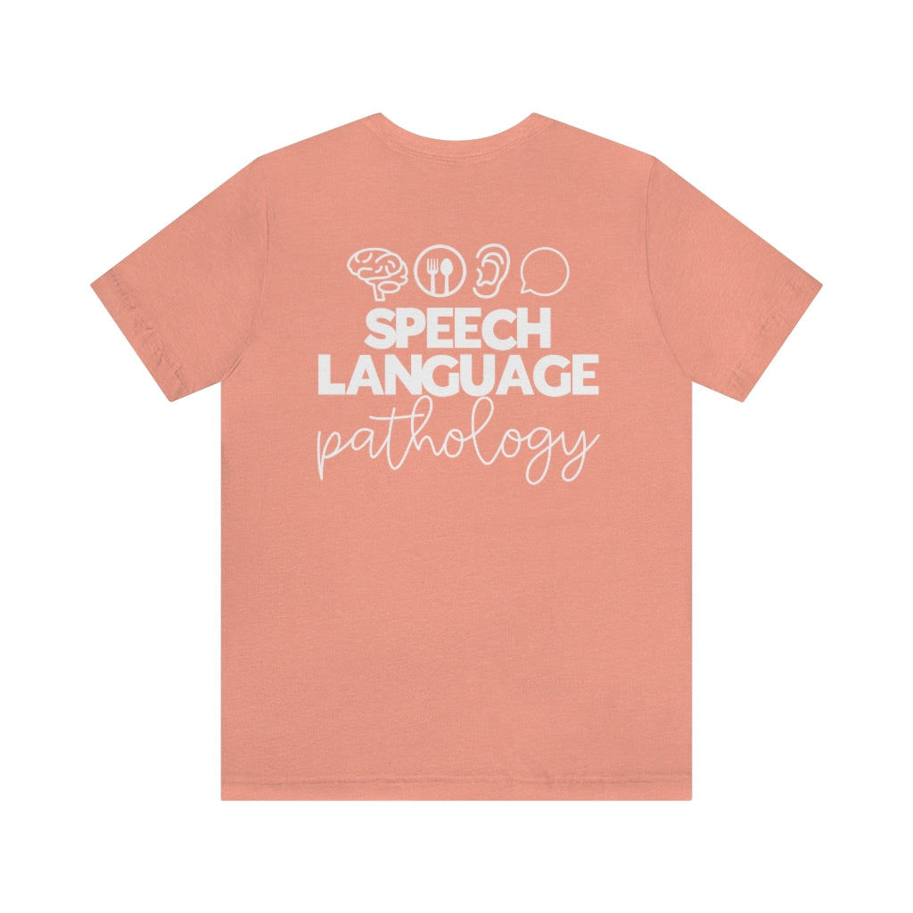 Speech Language Pathology Icon Tee