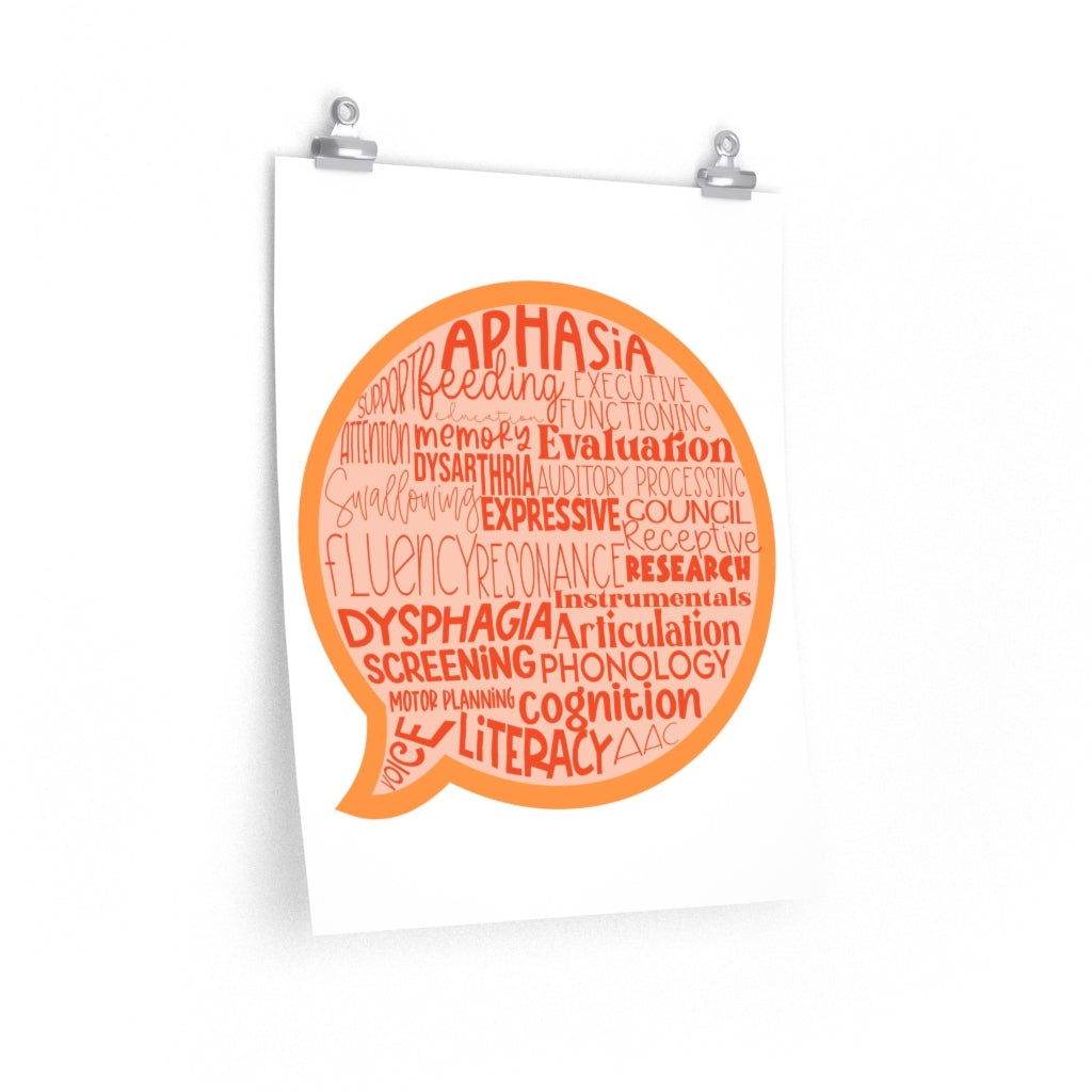 Scope of Practice Speech Bubble Poster