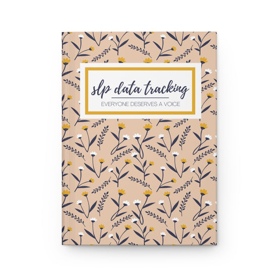 SLP Data Tracking Hardcover Notebook