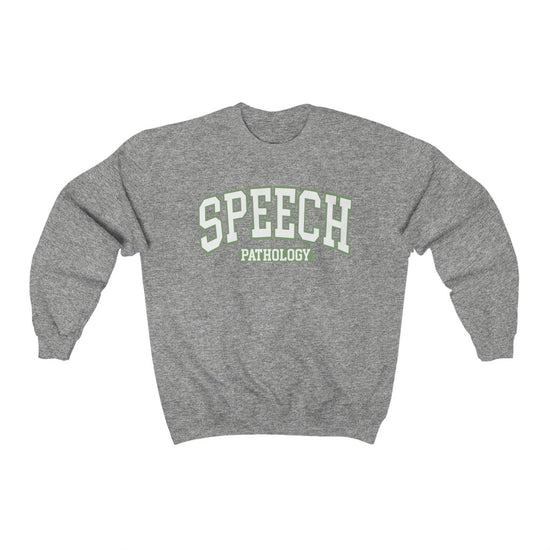 Speech Pathology Green Crewneck