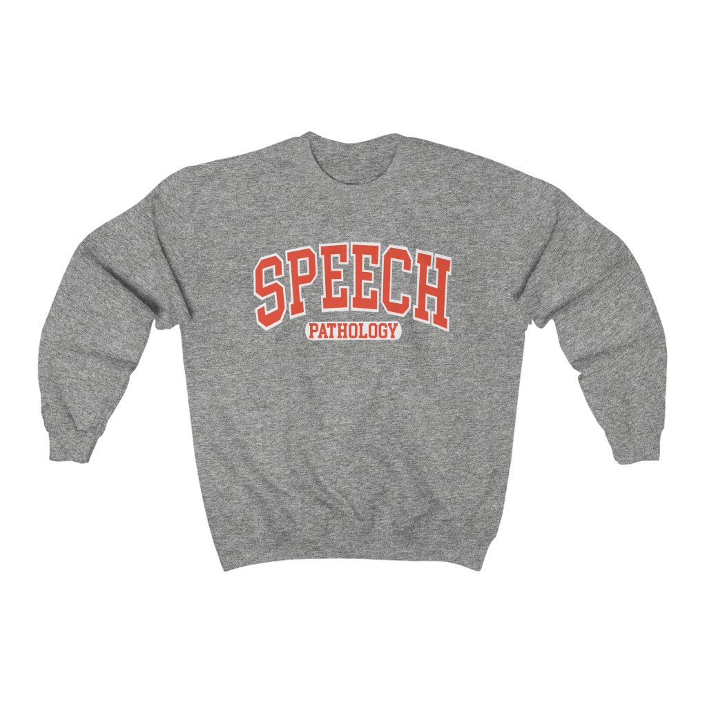 Speech Pathology Red Crewneck