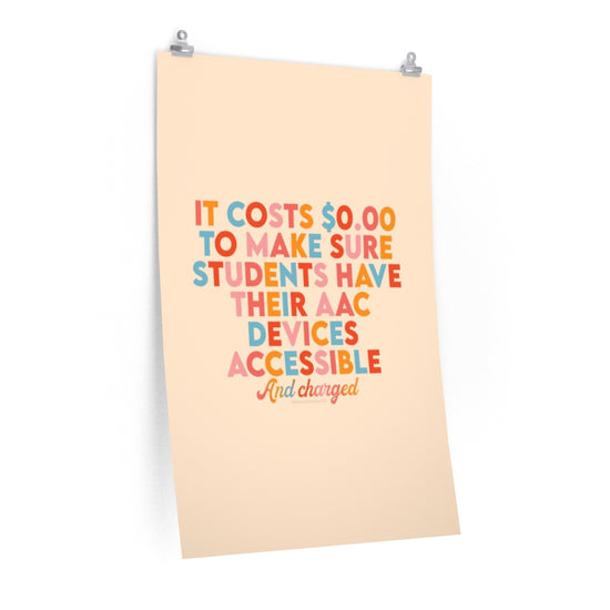 It Costs $0 Poster