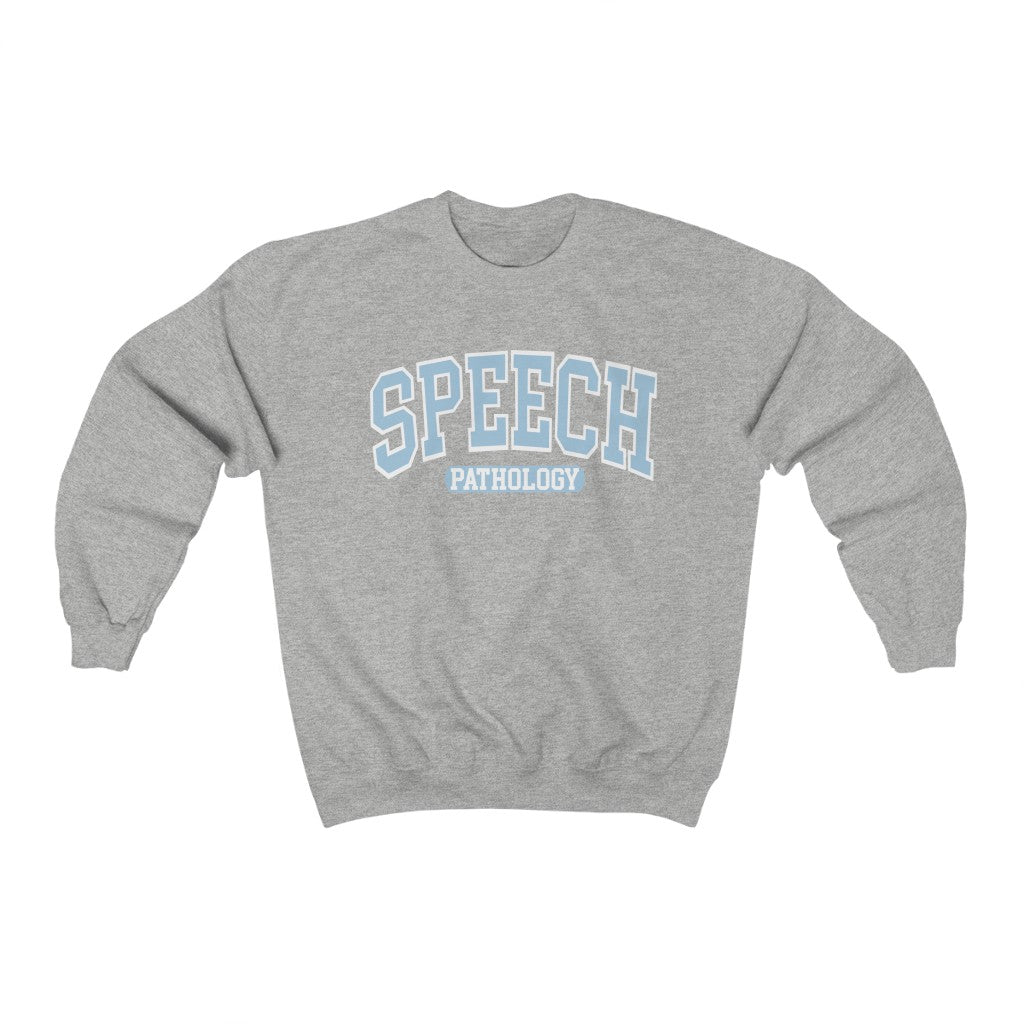 Speech Pathology Blue Crewneck