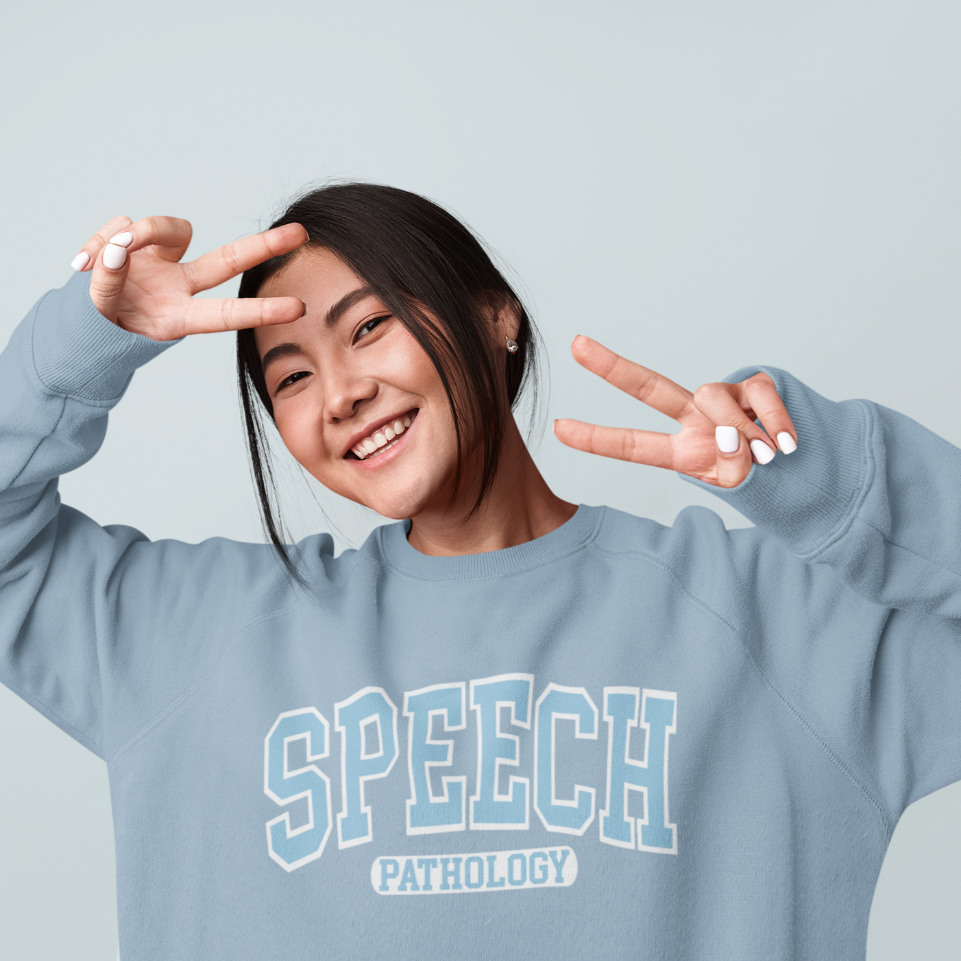 Speech Pathology Blue Crewneck