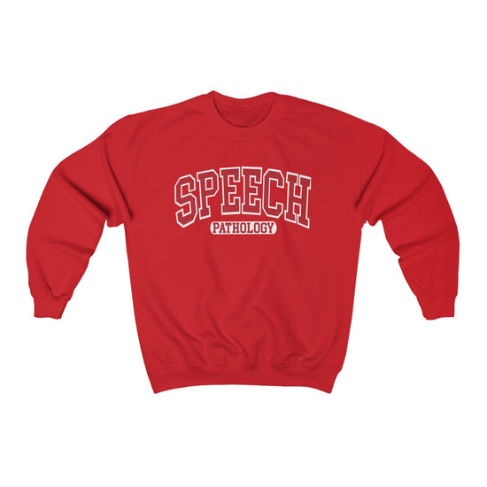 Speech Pathology Red Crewneck