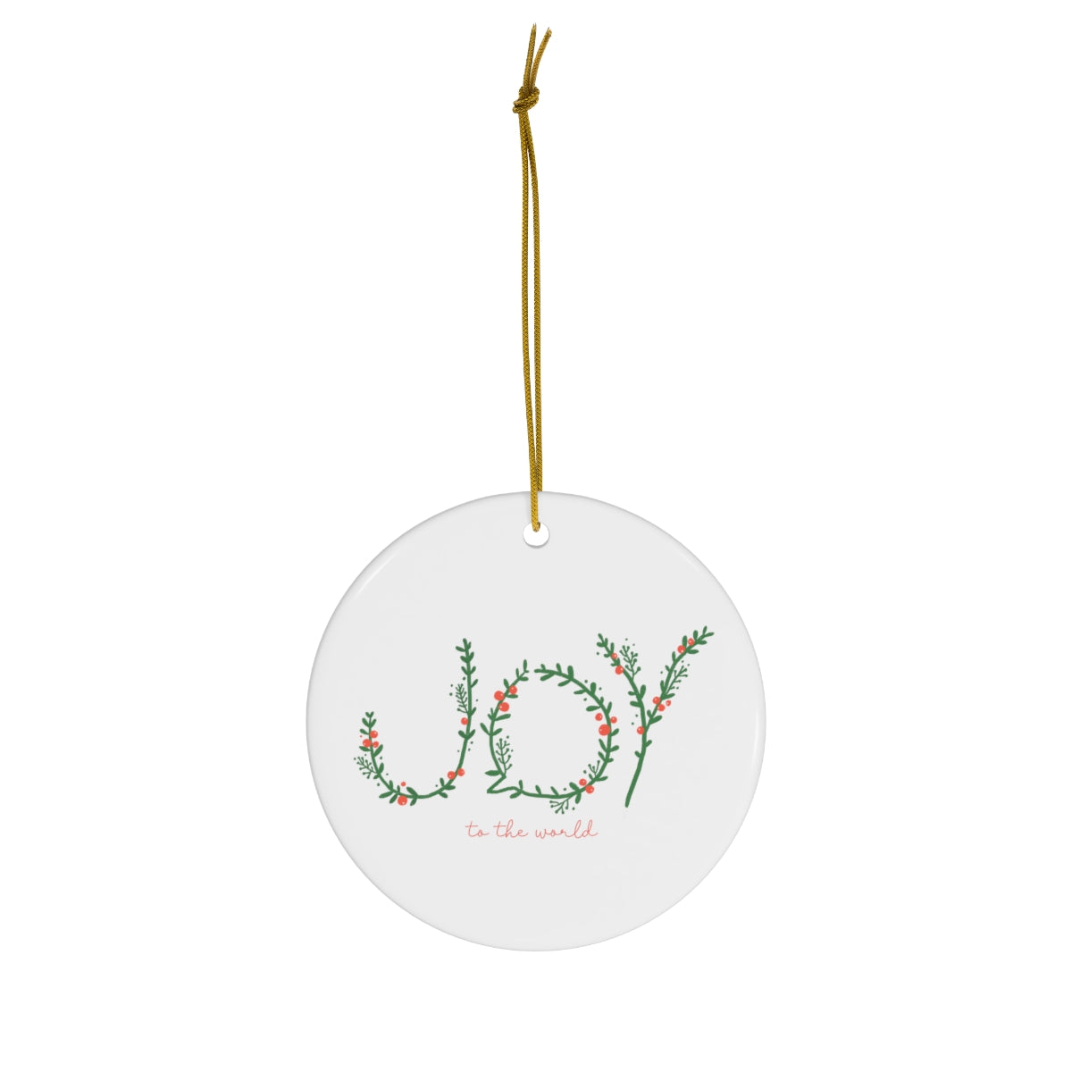 Joy to the World Ornament