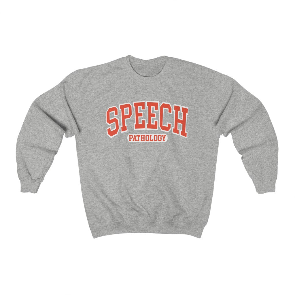 Speech Pathology Red Crewneck