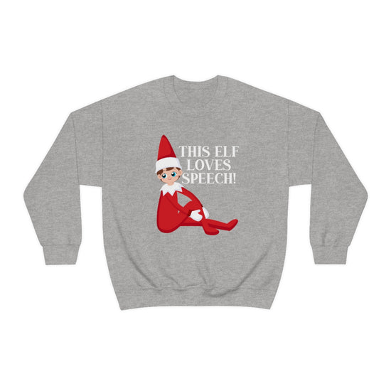 This Elf Loves Speech Crewneck