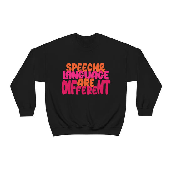 Speech and Language are Different Crewneck