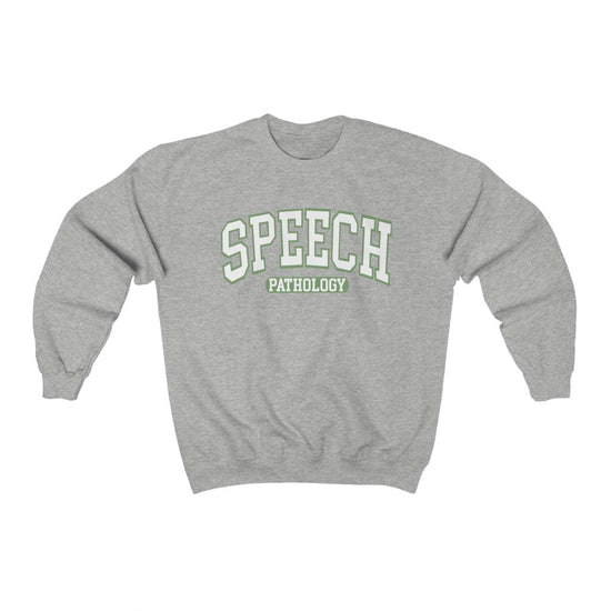 Speech Pathology Green Crewneck