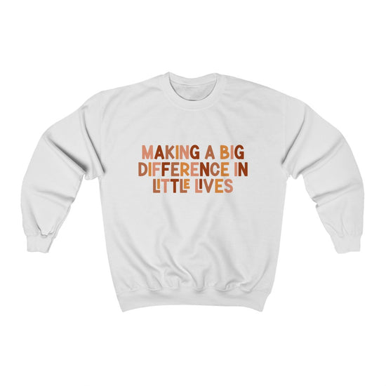 Making a Big Difference in Little Lives Crewneck