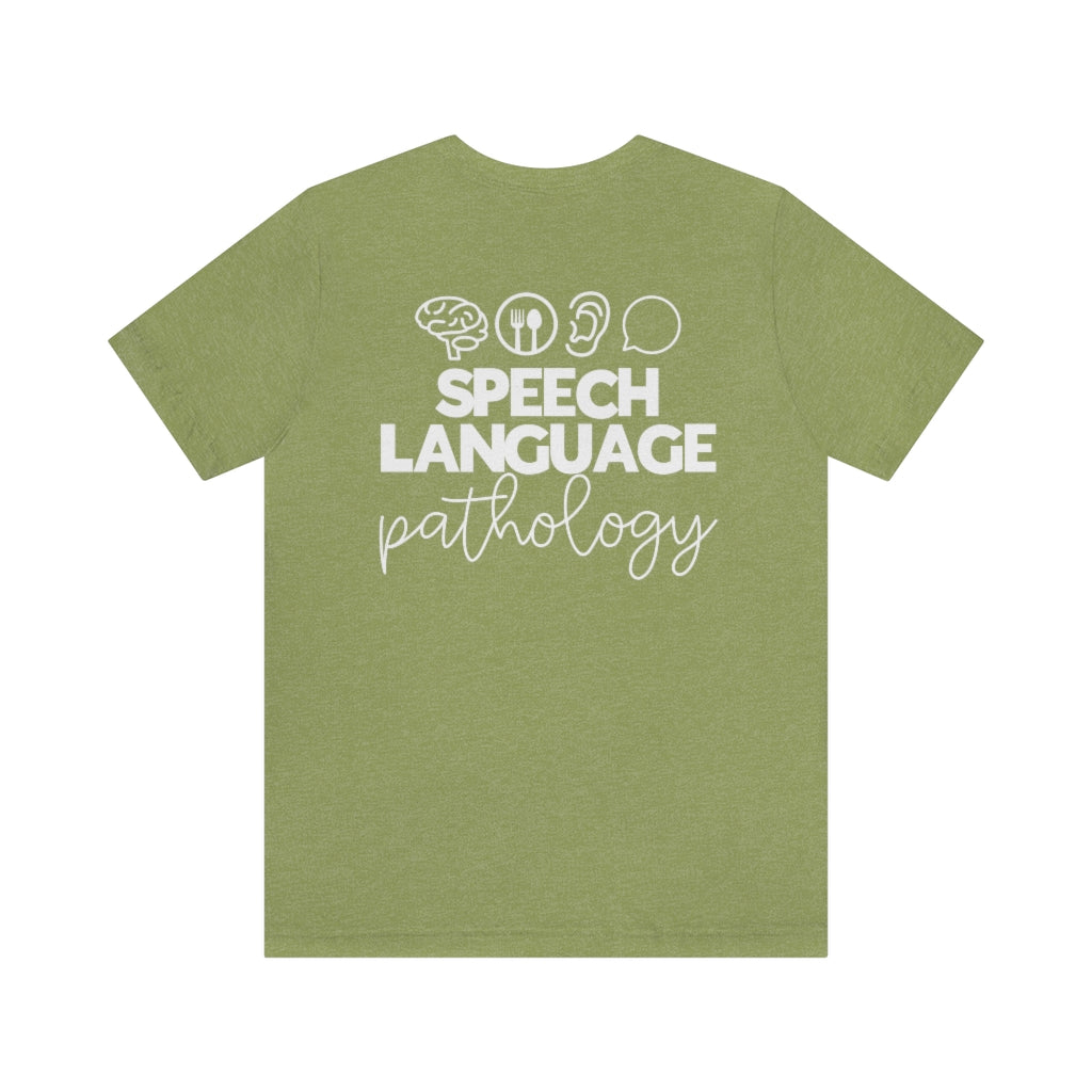 Speech Language Pathology Icon Tee