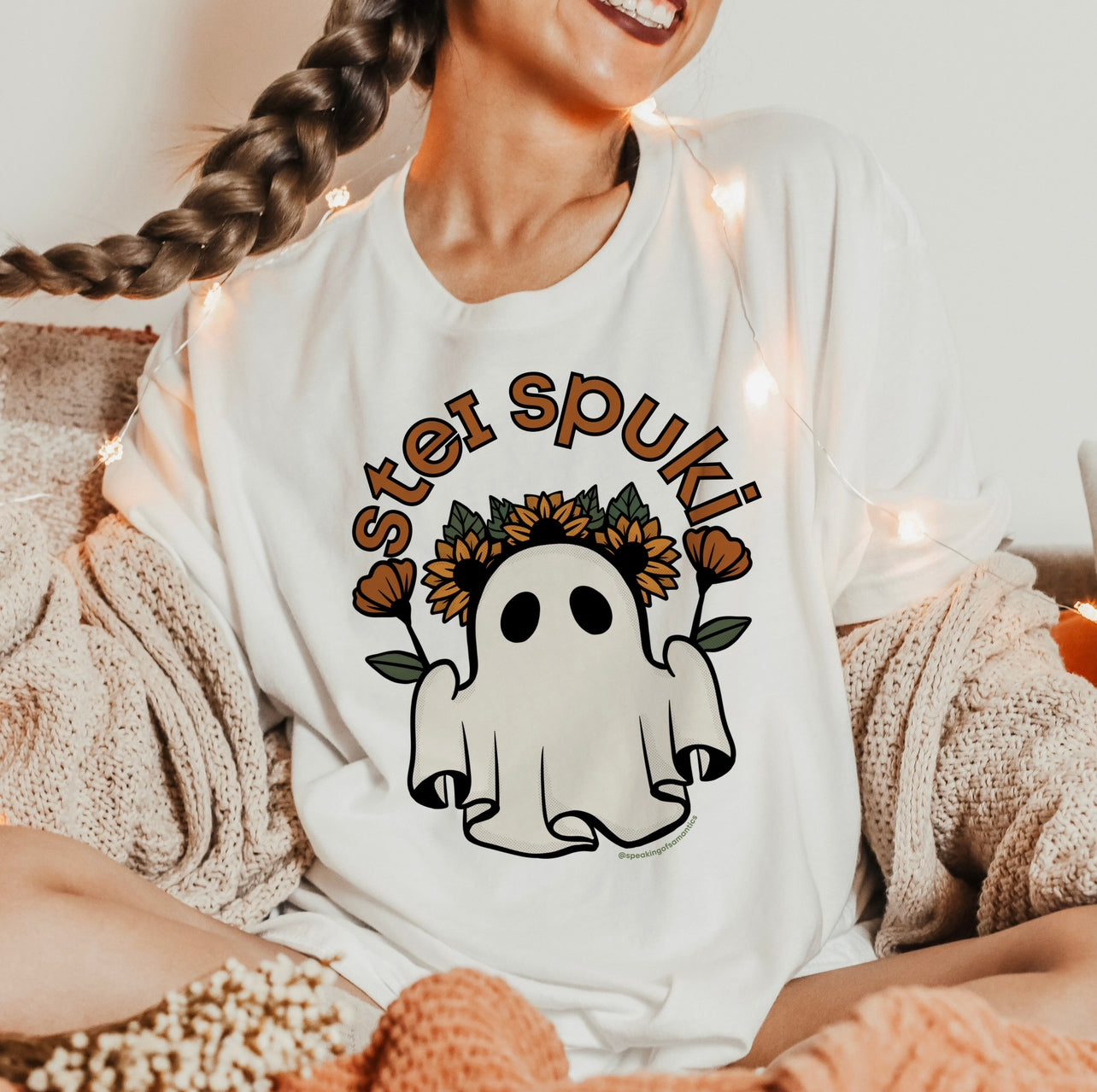 Stay Spooky Ghost Tee (IPA)