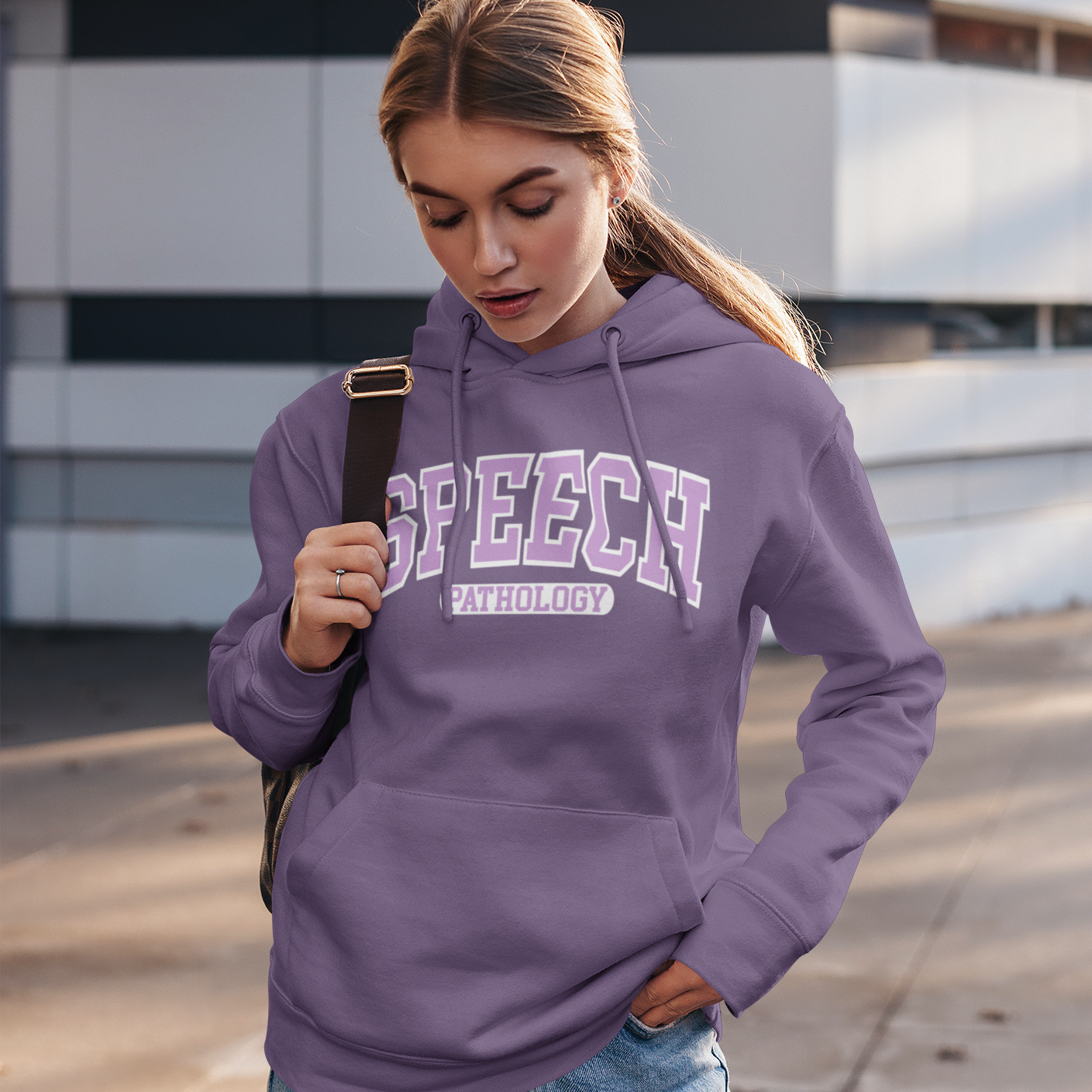 Speech Pathology Purple Sweatshirt