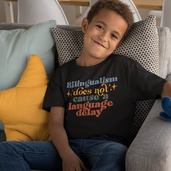 Bilingualism Does Not Cause A Language Delay Kids Tee